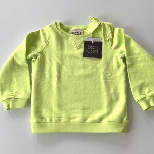 🆕NWT Dou Dou Neon Bow Sweatshirt